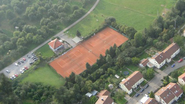 Luftbild des TC-Leutenbach